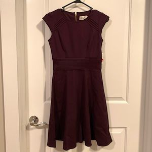 Nordstrom Rack plum business casual dress